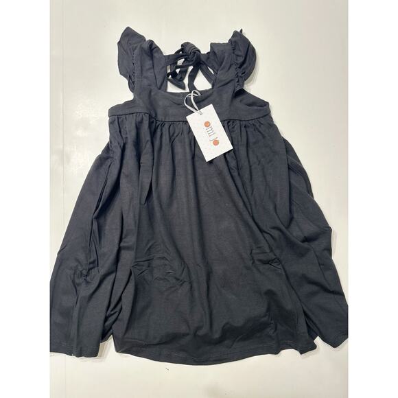 Omi Jo Well Dressed Wolf Black Aunt Heart AH Tunic Size 6 NWT - Picture 1 of 3